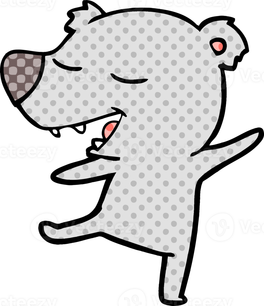 cartoon bear drawing png