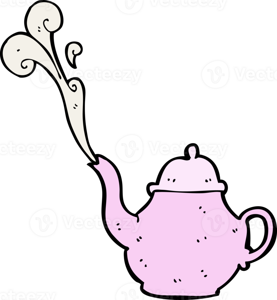 cartoon teapot drawing png