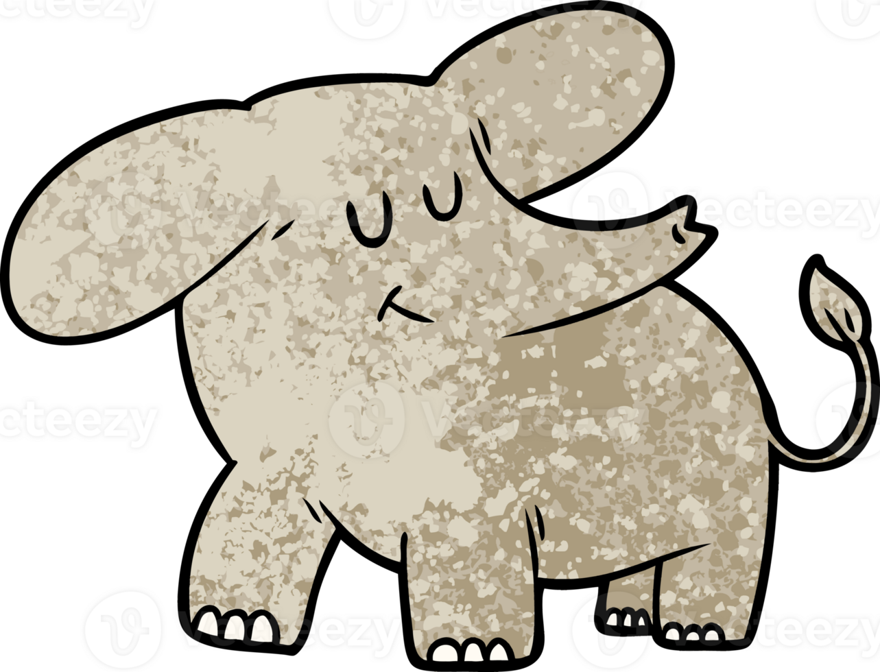 cartoon elephant drawing png