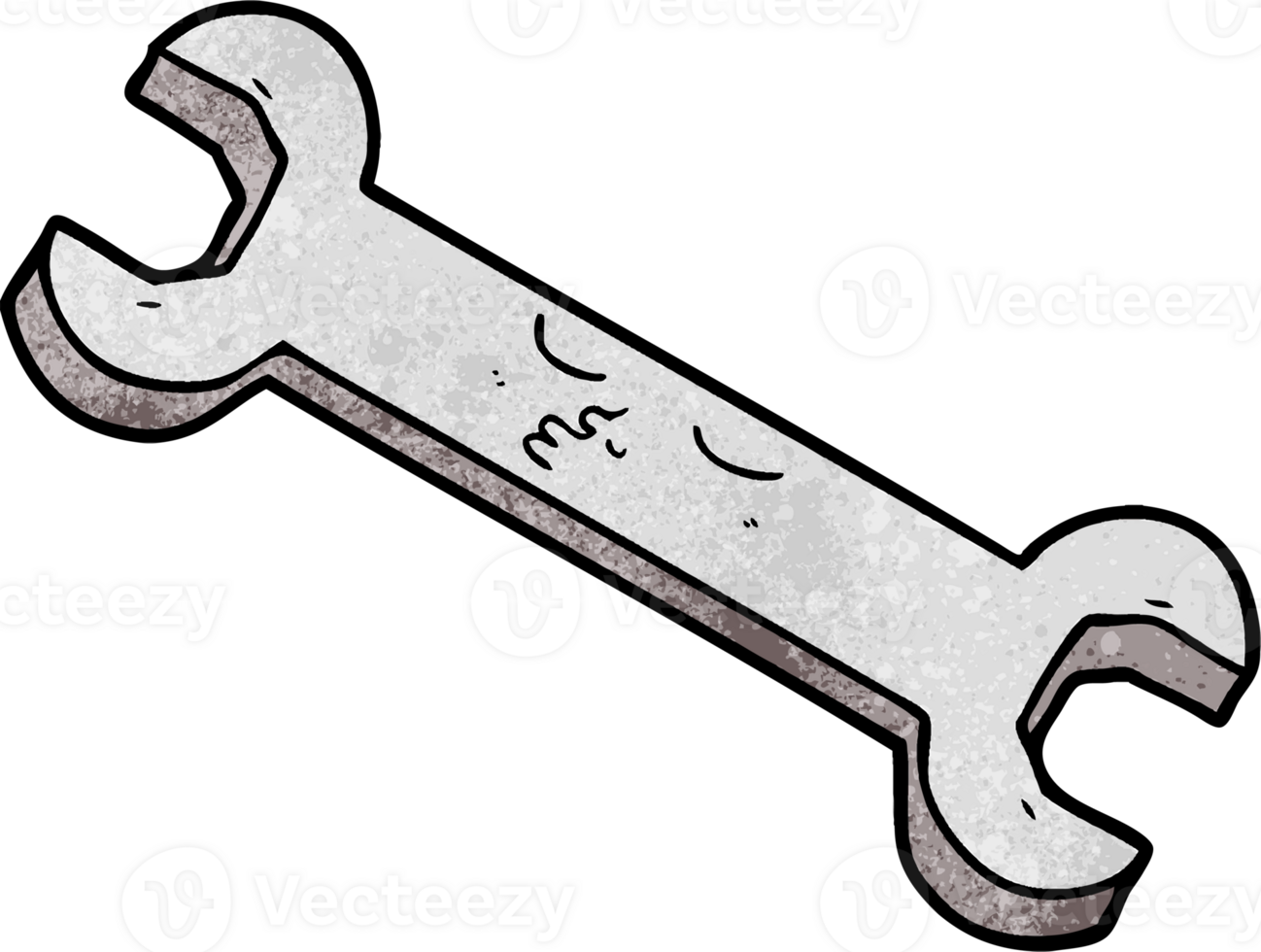 cartoon spanner drawing png