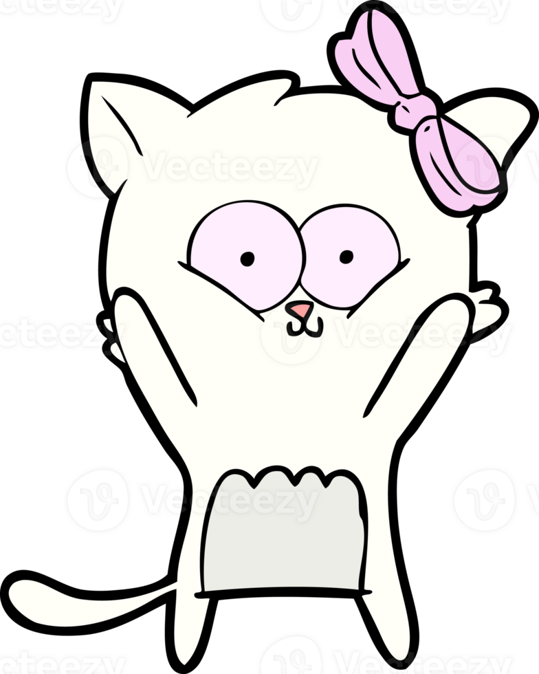 cartoon cat drawing png