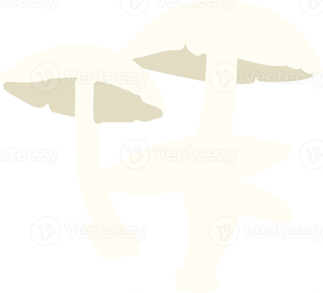 wild mushrooms drawing png