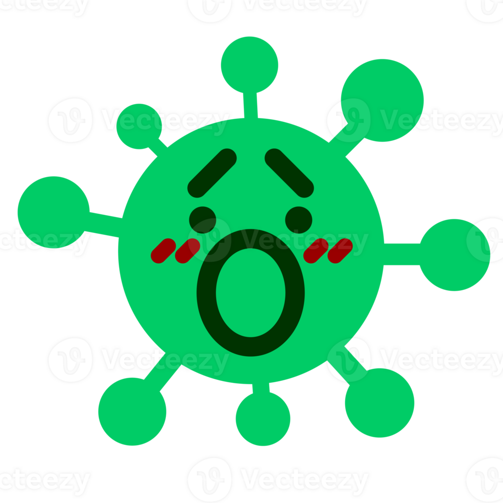 embarrassed virus drawing png