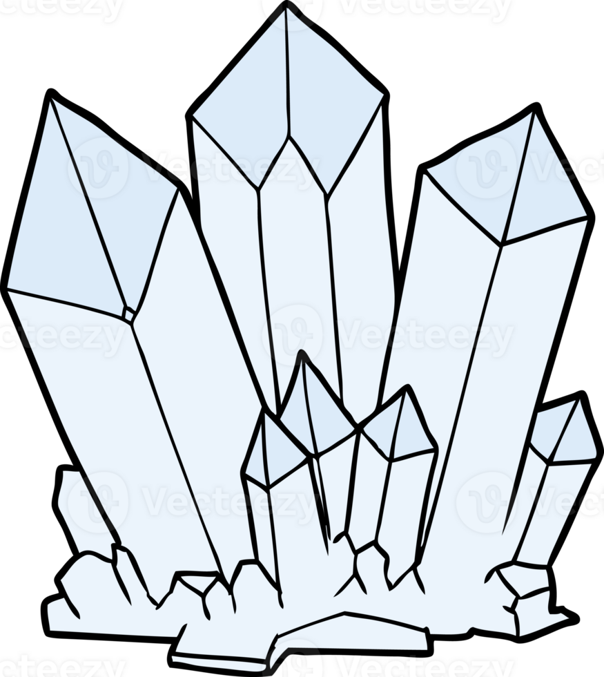 cartoon crystals drawing png