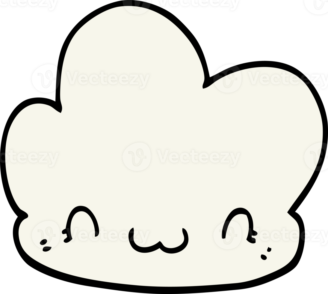 cartoon cloud drawing png