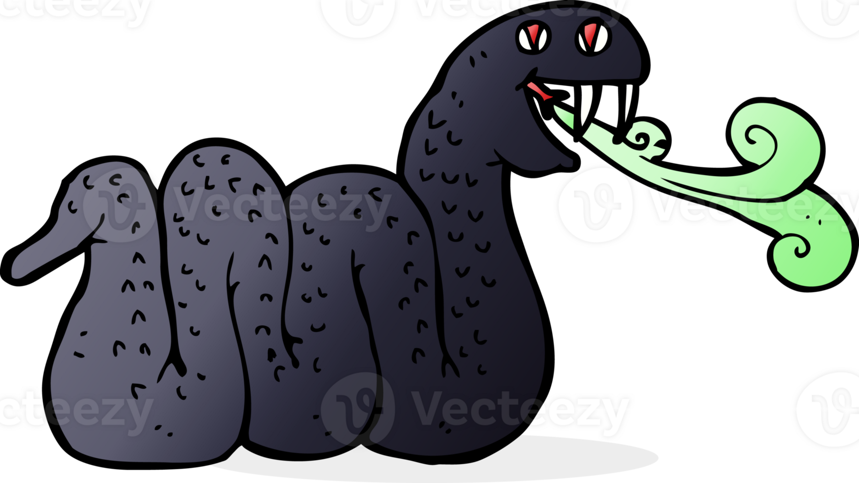 cartoon snake drawing png