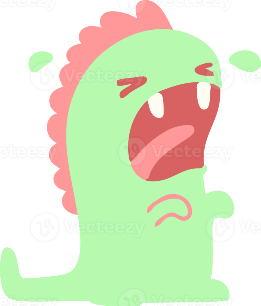 crying dinosaur drawing png