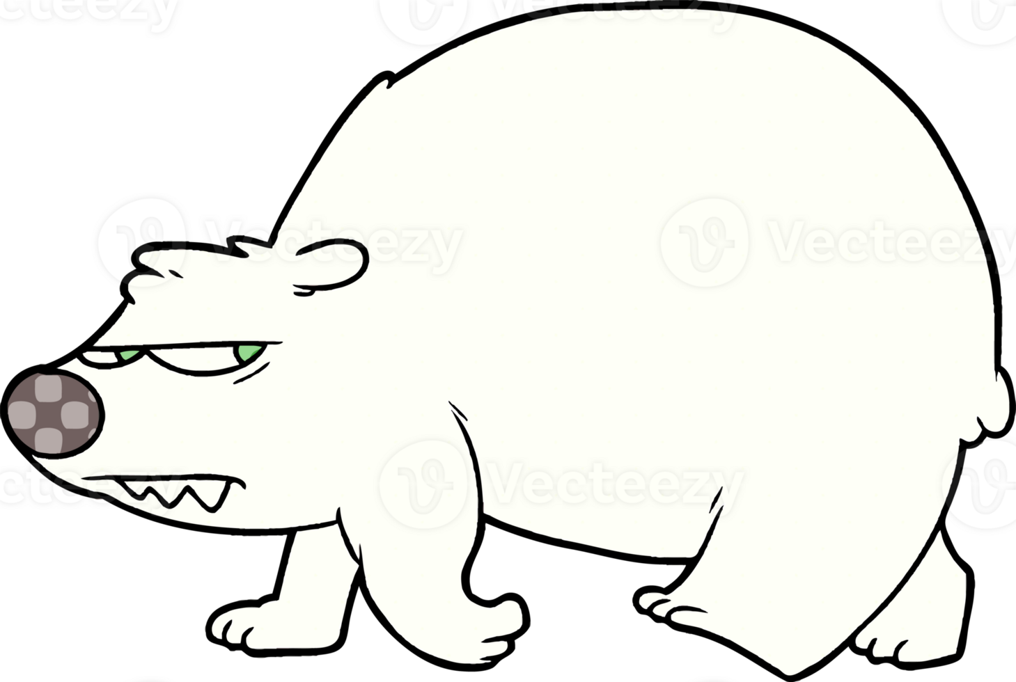 polar bear cartoon drawing 46877986 PNG