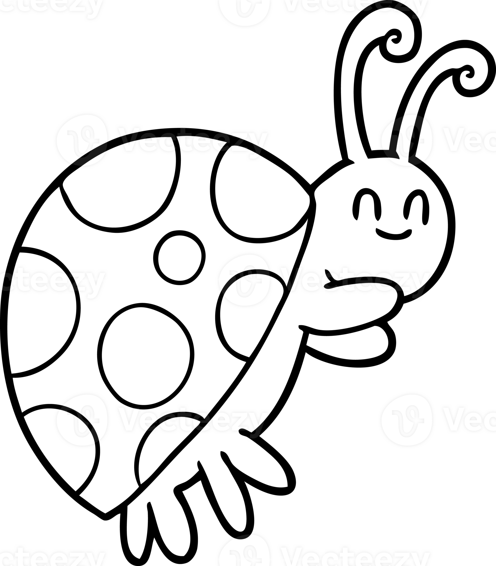 cute cartoon ladybug drawing 46878468 PNG