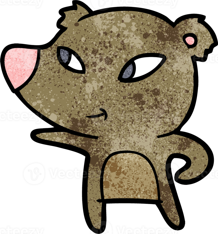 cute cartoon bear drawing png