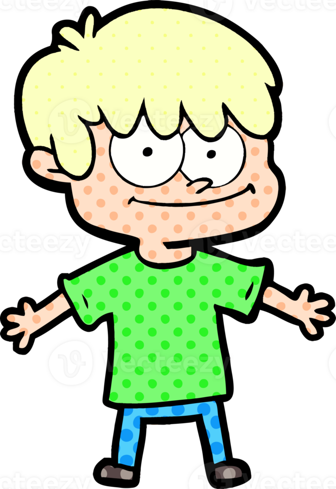 happy cartoon man drawing png