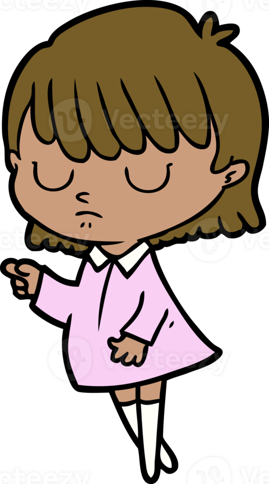 cartoon woman drawing png