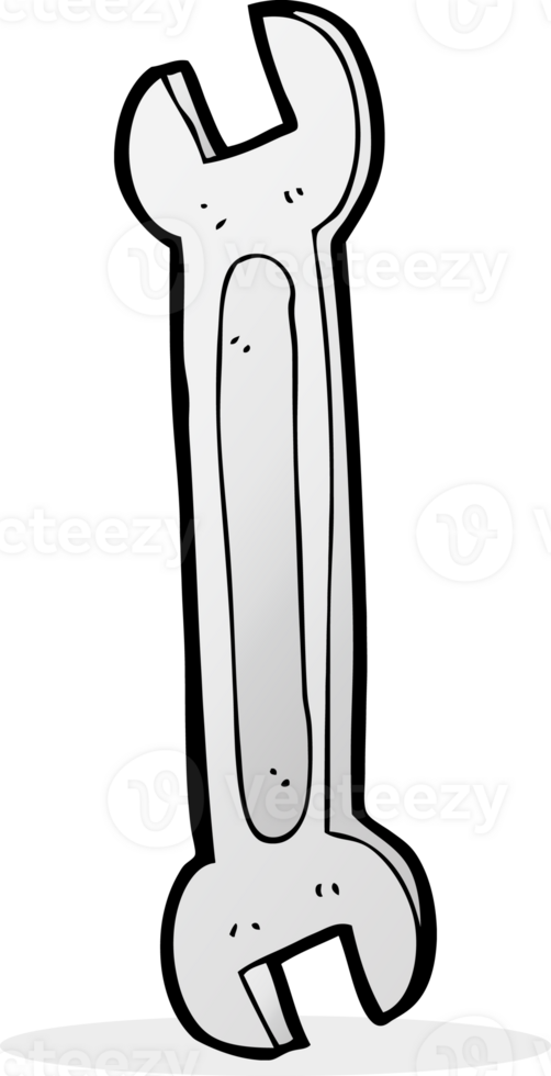 cartoon spanner drawing png