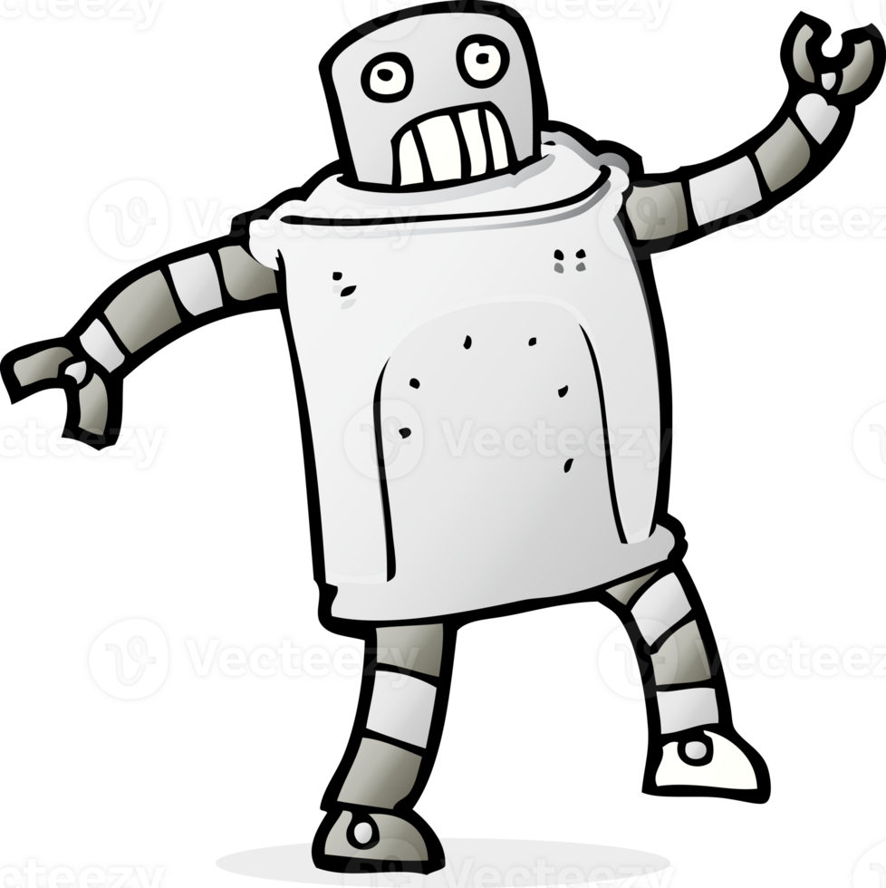 cartoon robot drawing png