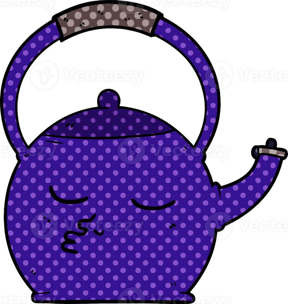 cartoon kettle drawing png