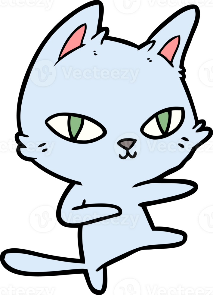 cartoon cat dancing drawing png