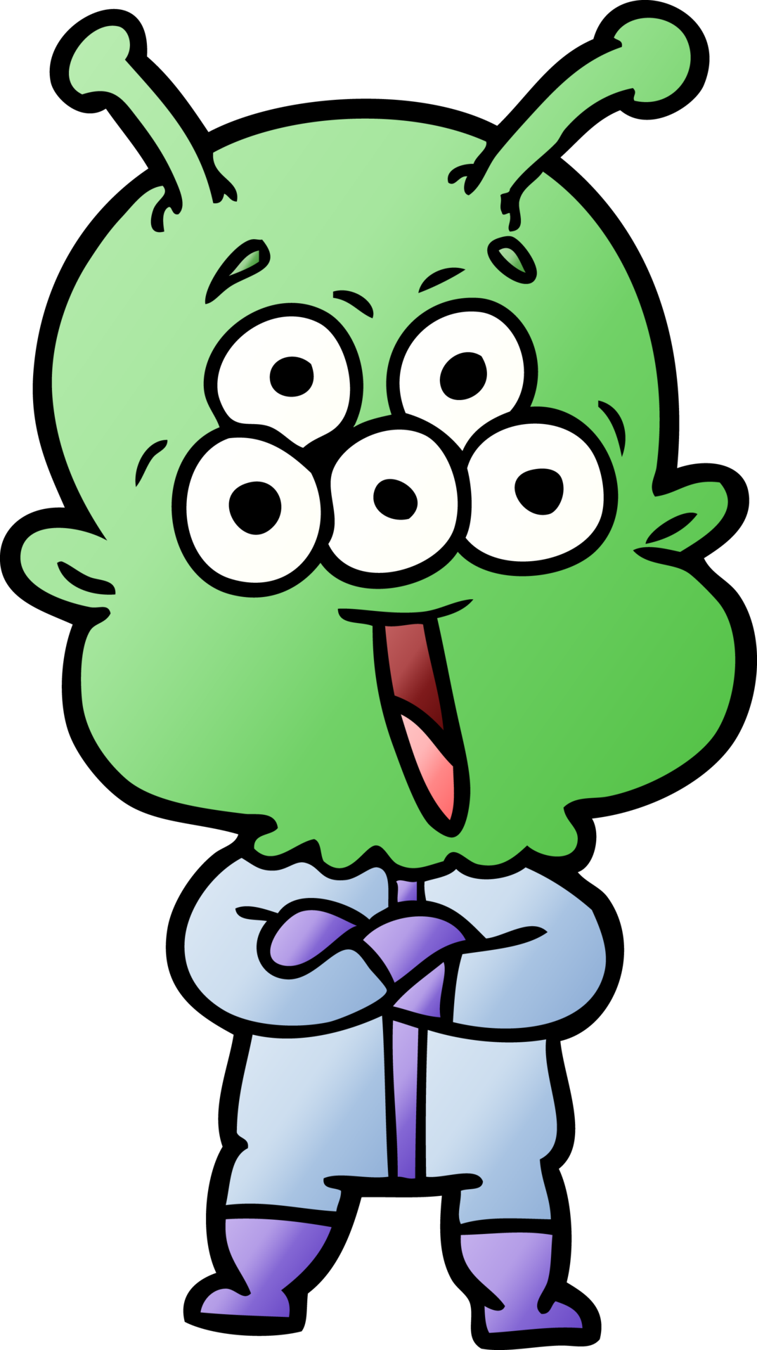 happy cartoon alien drawing 46879689 PNG