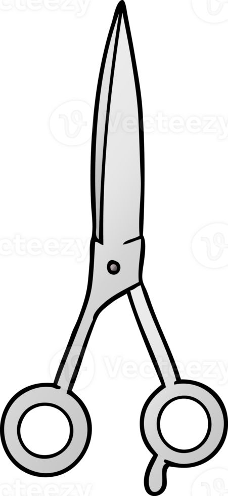 cartoon barber scissors drawing png
