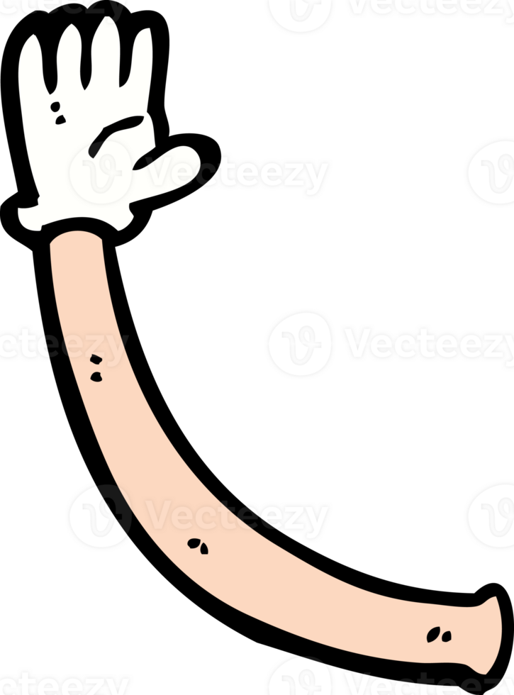 cartoon arm drawing png