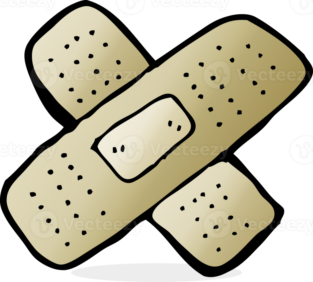 cartoon plaster drawing png