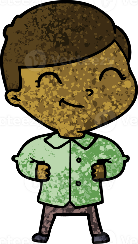 cartoon boy with hands on hips drawing png