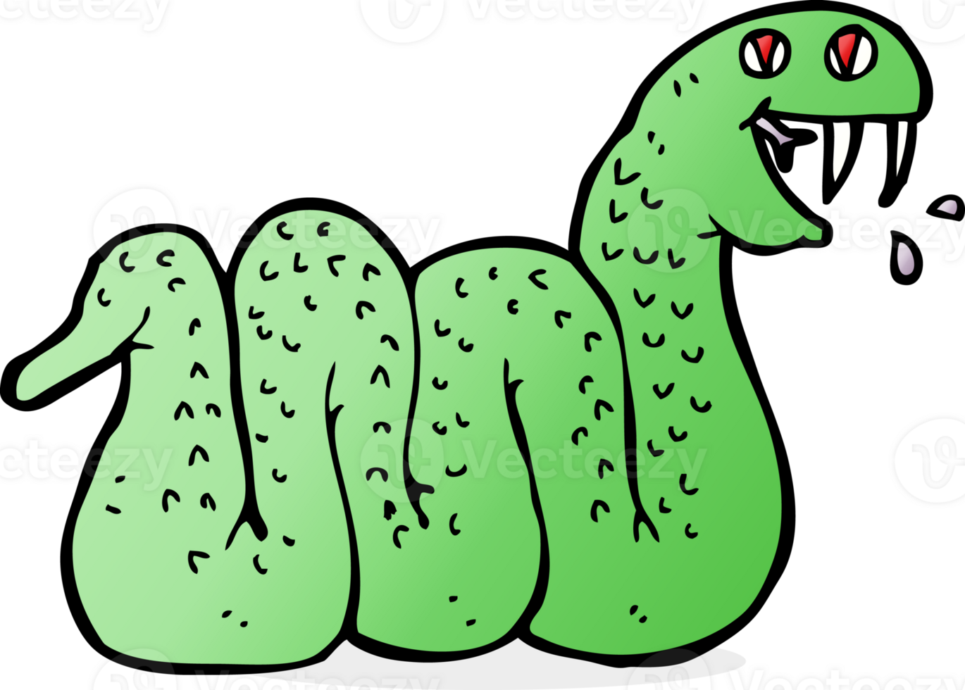 cartoon snake drawing png