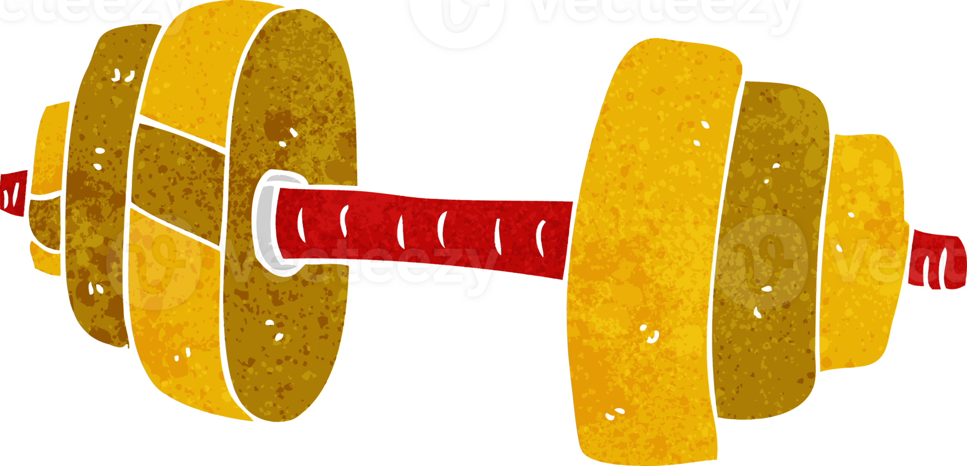 cartoon dumbbell drawing png
