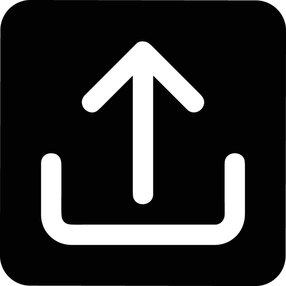 Upload icon symbol image vector