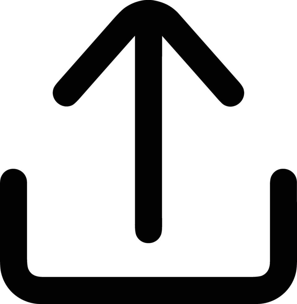Upload icon symbol image vector