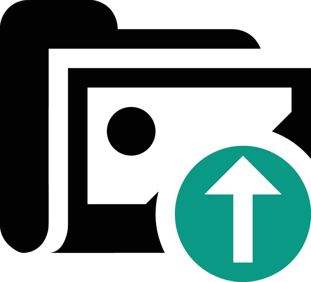 Upload icon symbol image vector