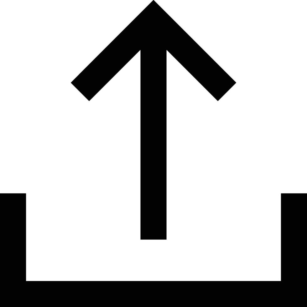 Upload icon symbol image vector