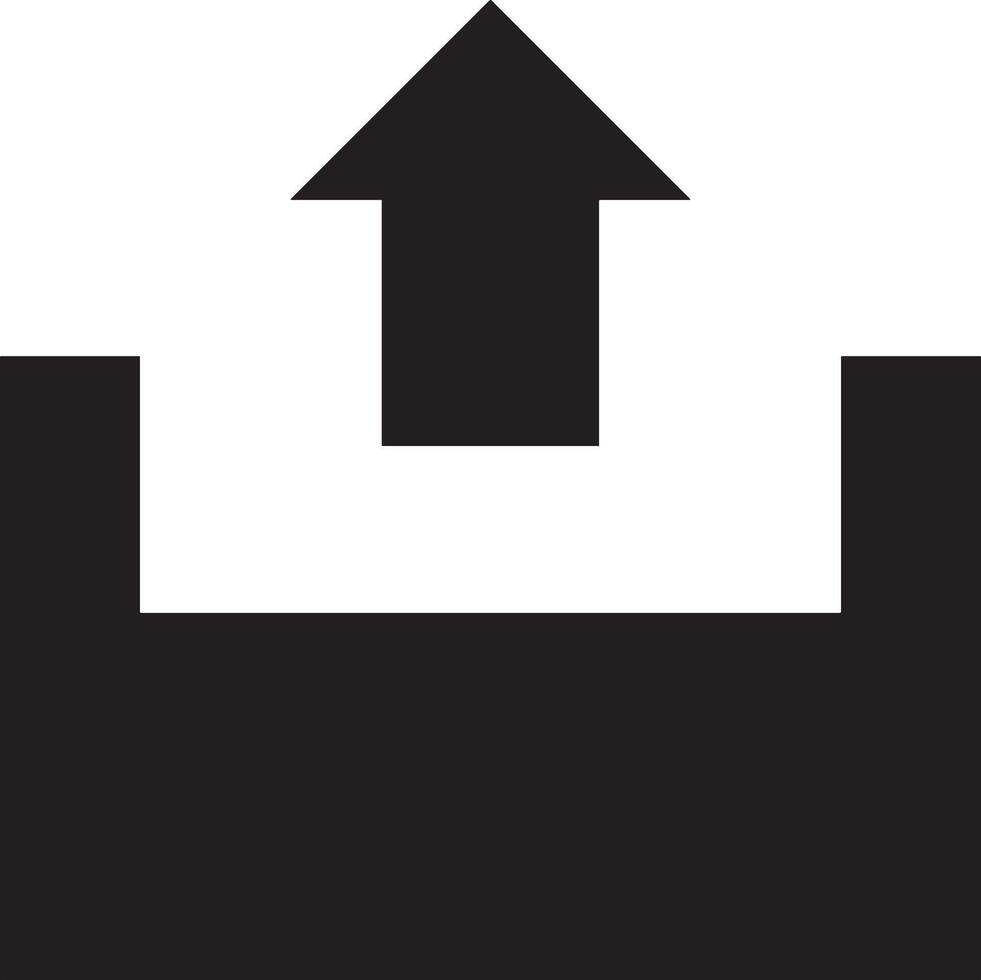 Upload icon symbol image vector