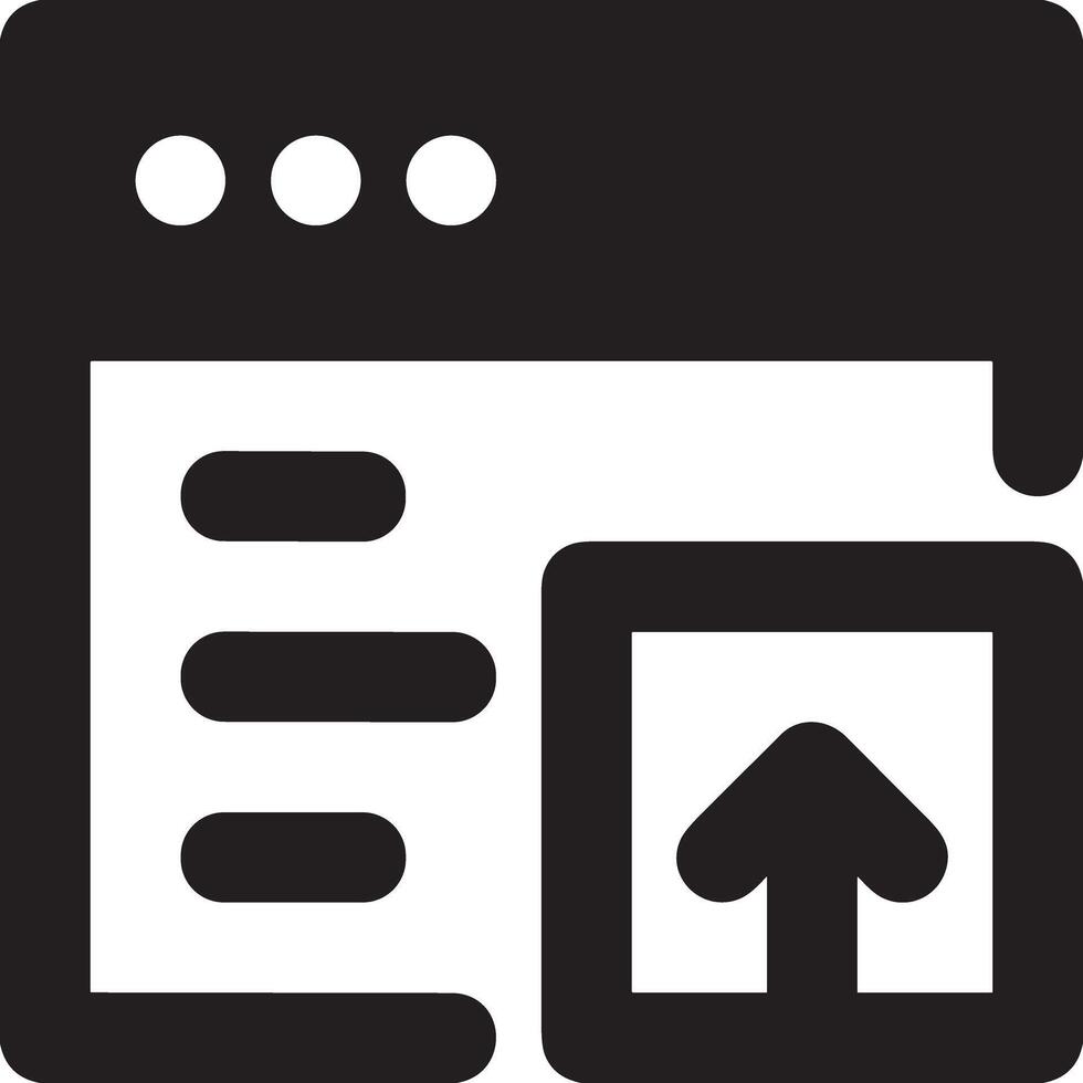 Upload icon symbol image vector