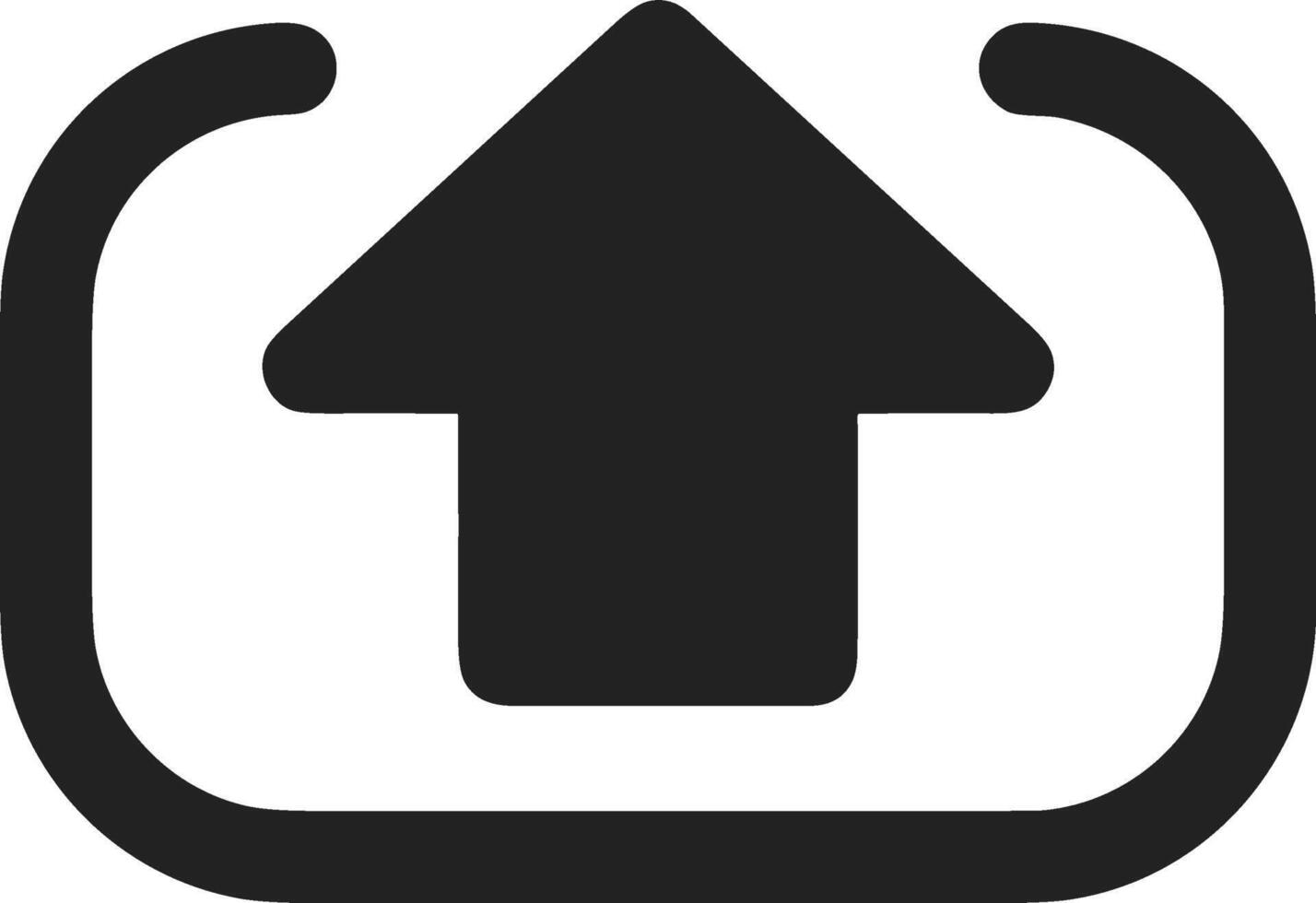 Upload icon symbol image vector