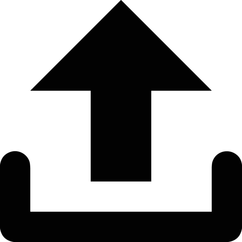 Upload icon symbol image vector