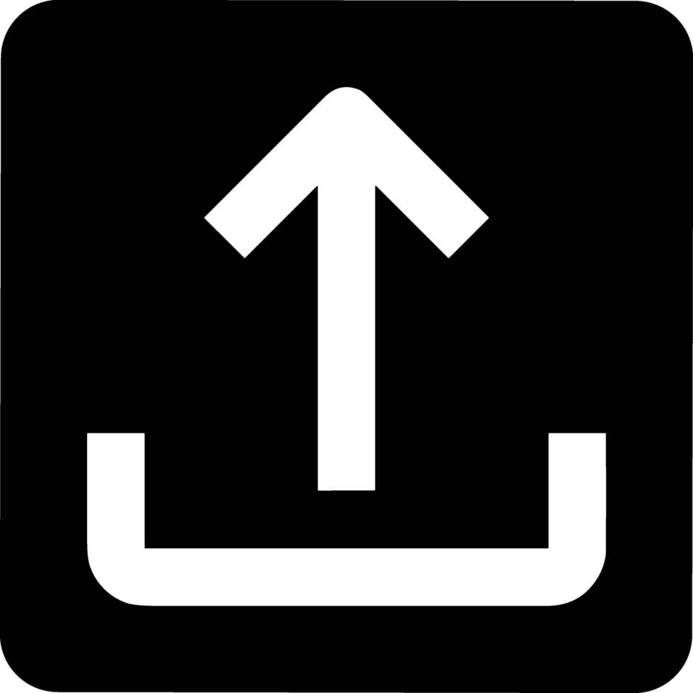 Upload icon symbol image vector