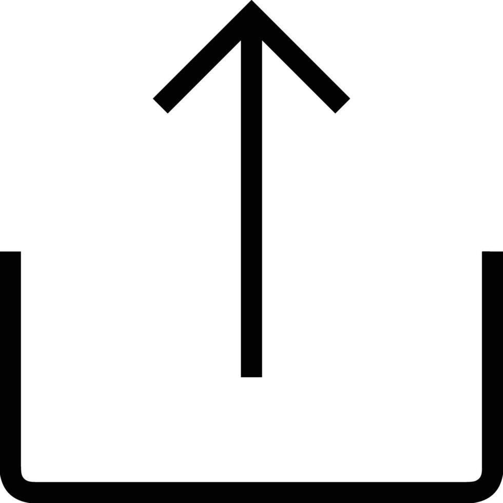 Upload icon symbol image vector