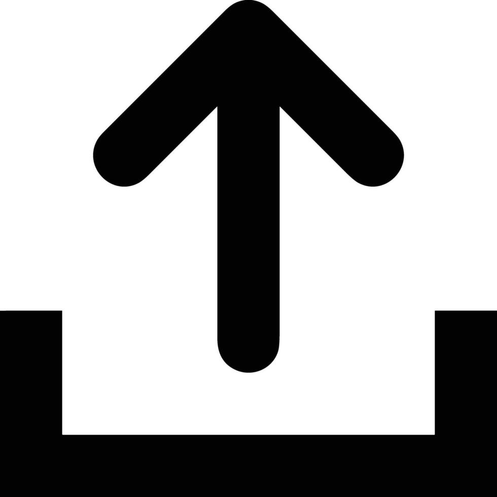 Upload icon symbol image vector