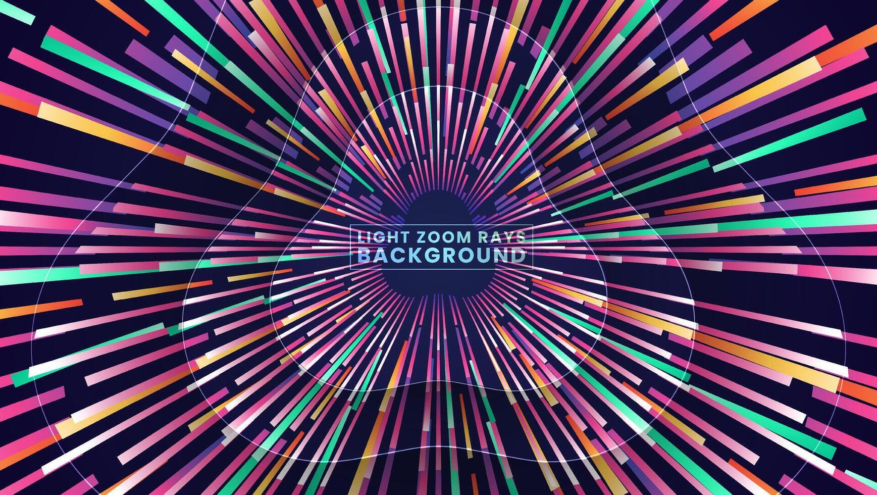 Abstract light zoom rays background premium vector