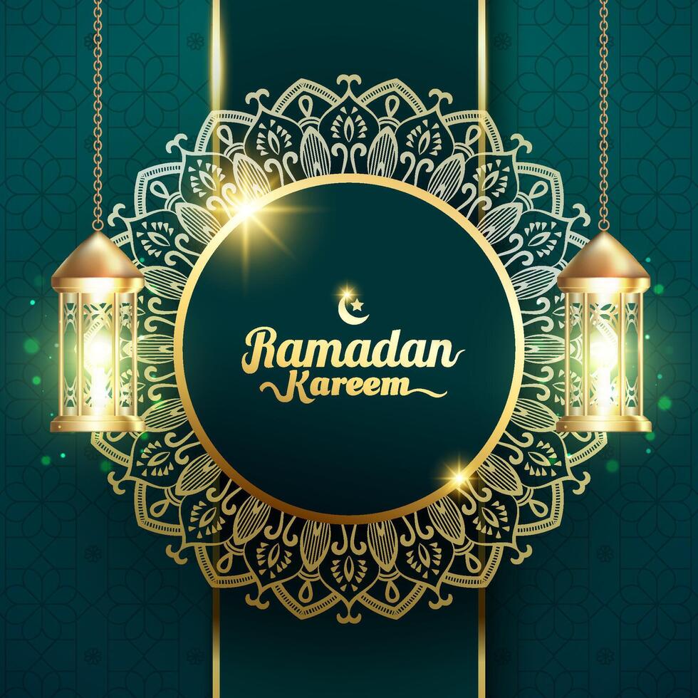 Ramadan Kareem design concept. ramadan kareem greeting card background. illustration vector