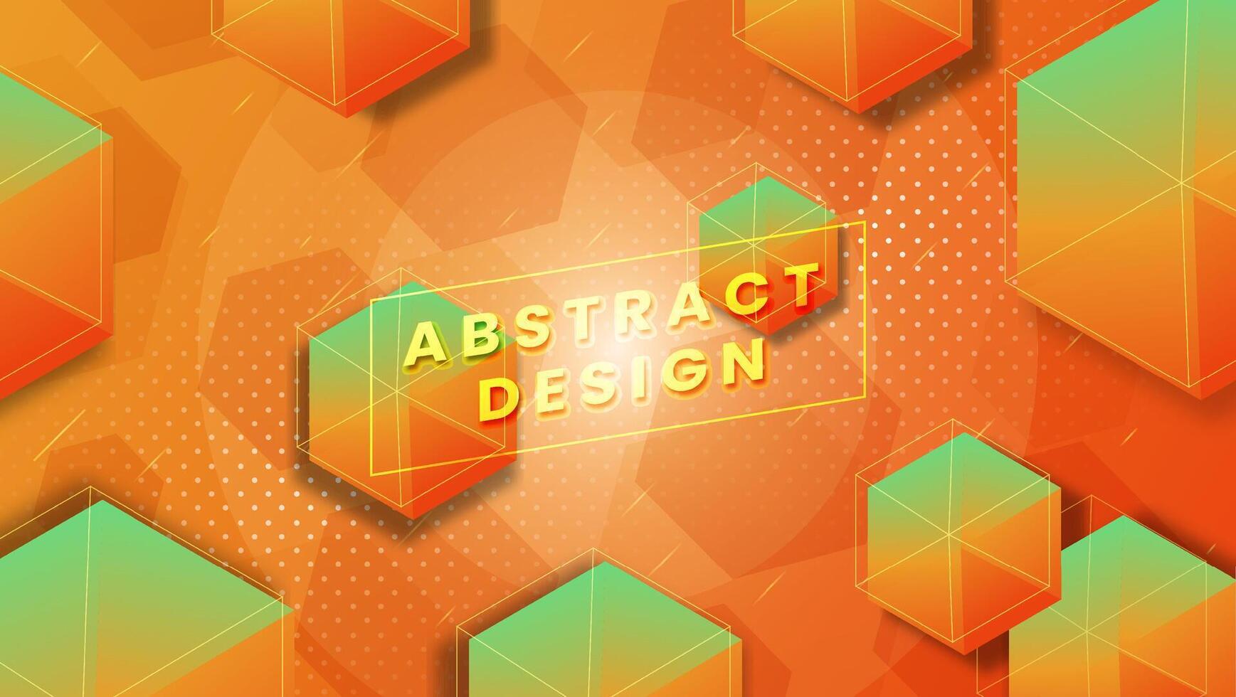 abstract halftone gradient background with hexagon shape vector