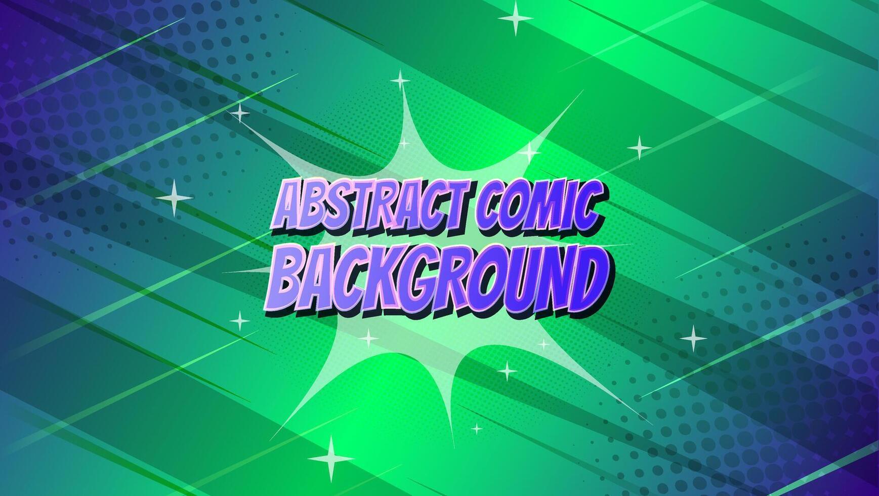 Abstract Comic Background vector