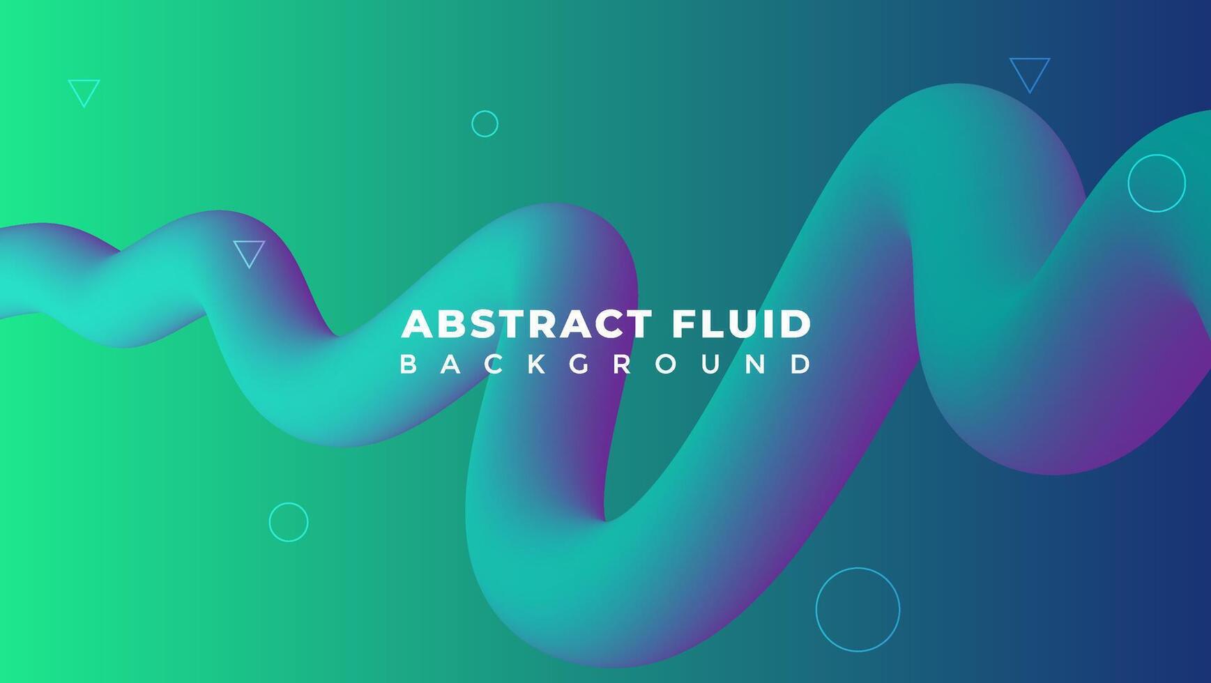 3D Abstract Background with 3d Fluid modern trendy banner Premium vector