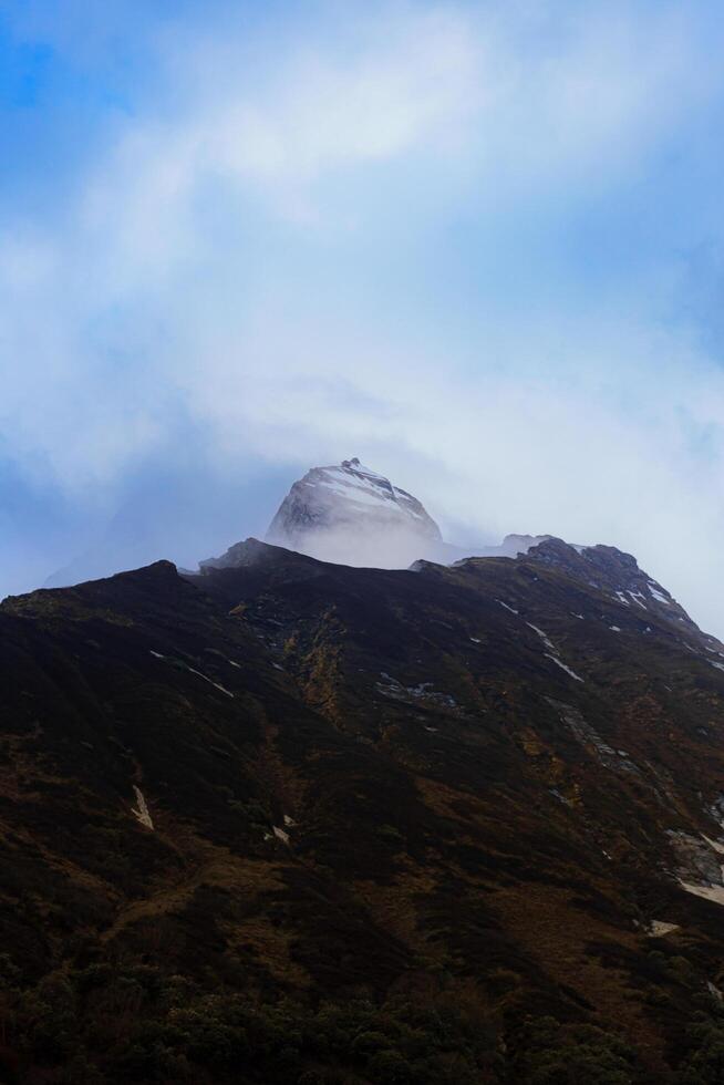 Mountain in Nepal, Annapurna Base Camp, Machapuchare Mountain, Annapurna Trekking, Travel in Nepal photo