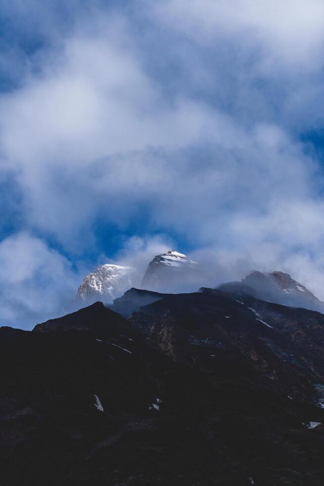 Mountain in Nepal, Annapurna Base Camp, Machapuchare Mountain, Annapurna Trekking, Travel in Nepal photo