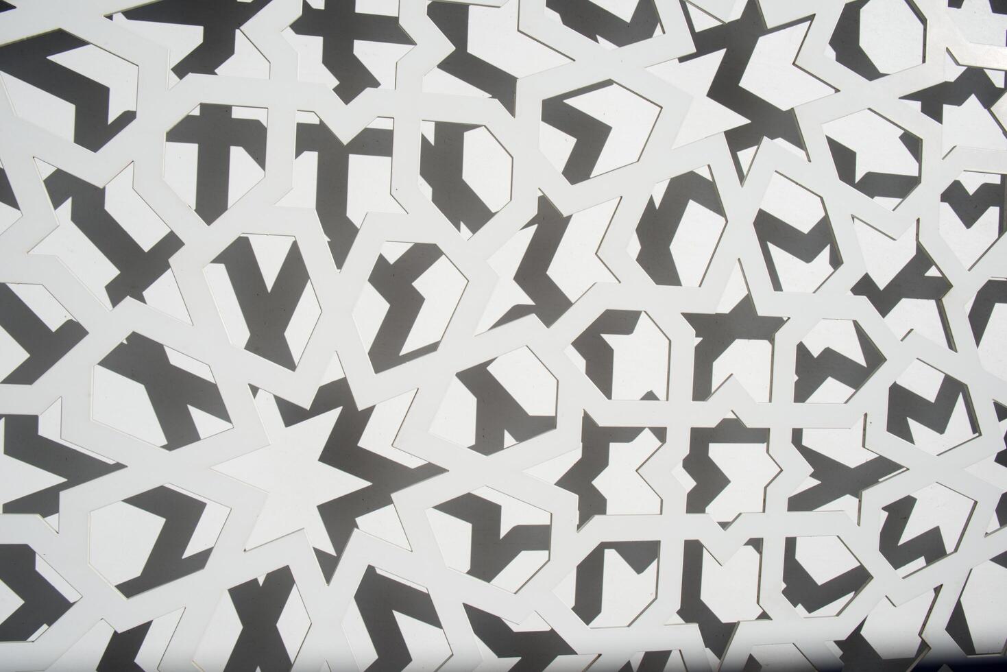 Black and white modern pattern. photo