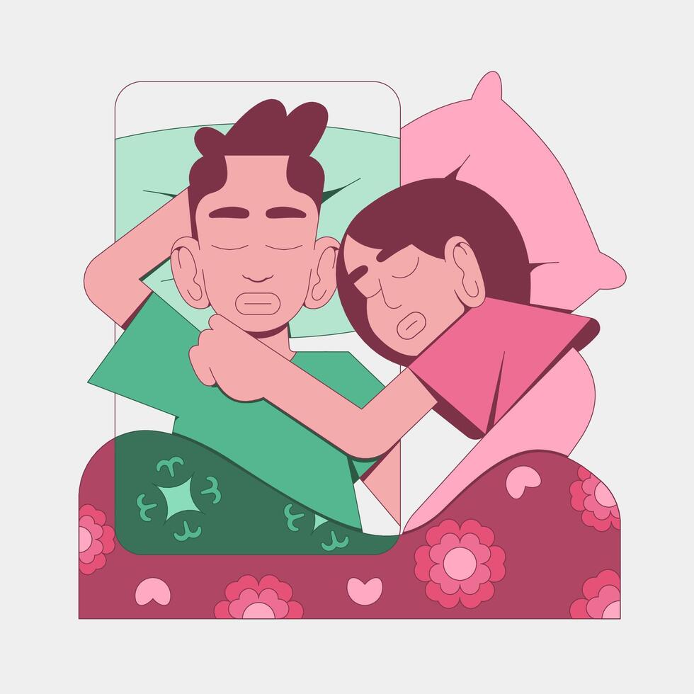 Long Distance Relationship vector
