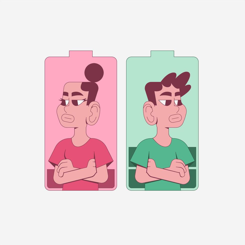 Long Distance Relationship vector