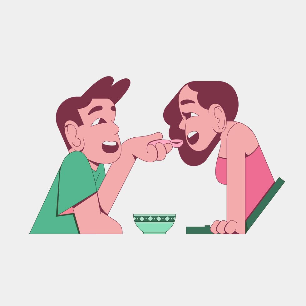 Long Distance Relationship vector
