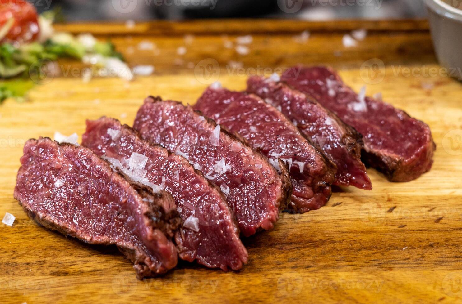 Raw cuts of supreme quality Argentine beef. photo